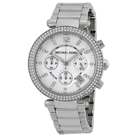 michael kors parker silver tone watch uk|Michael Kors mk5353 ladies watch.